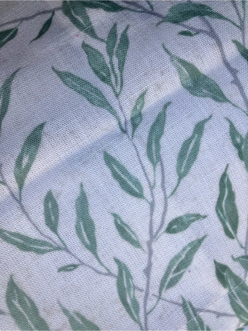 VOGOL Green Leaf Print Kitchen Valance, Curtain